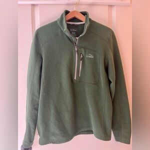 LL Bean / Men's Trail Fleece, Quarter-Zip / Color: Deep Loden / Size: Medium